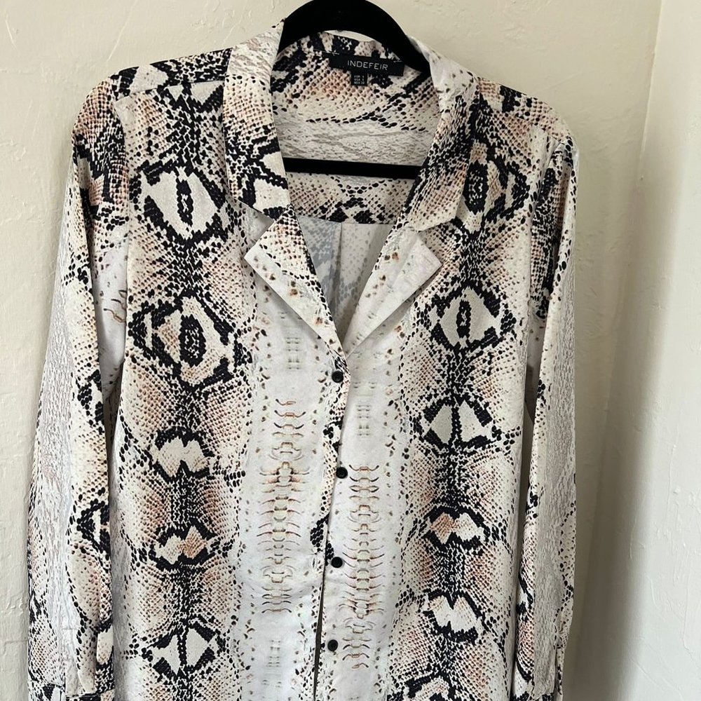 Indefeir Animal print shirt